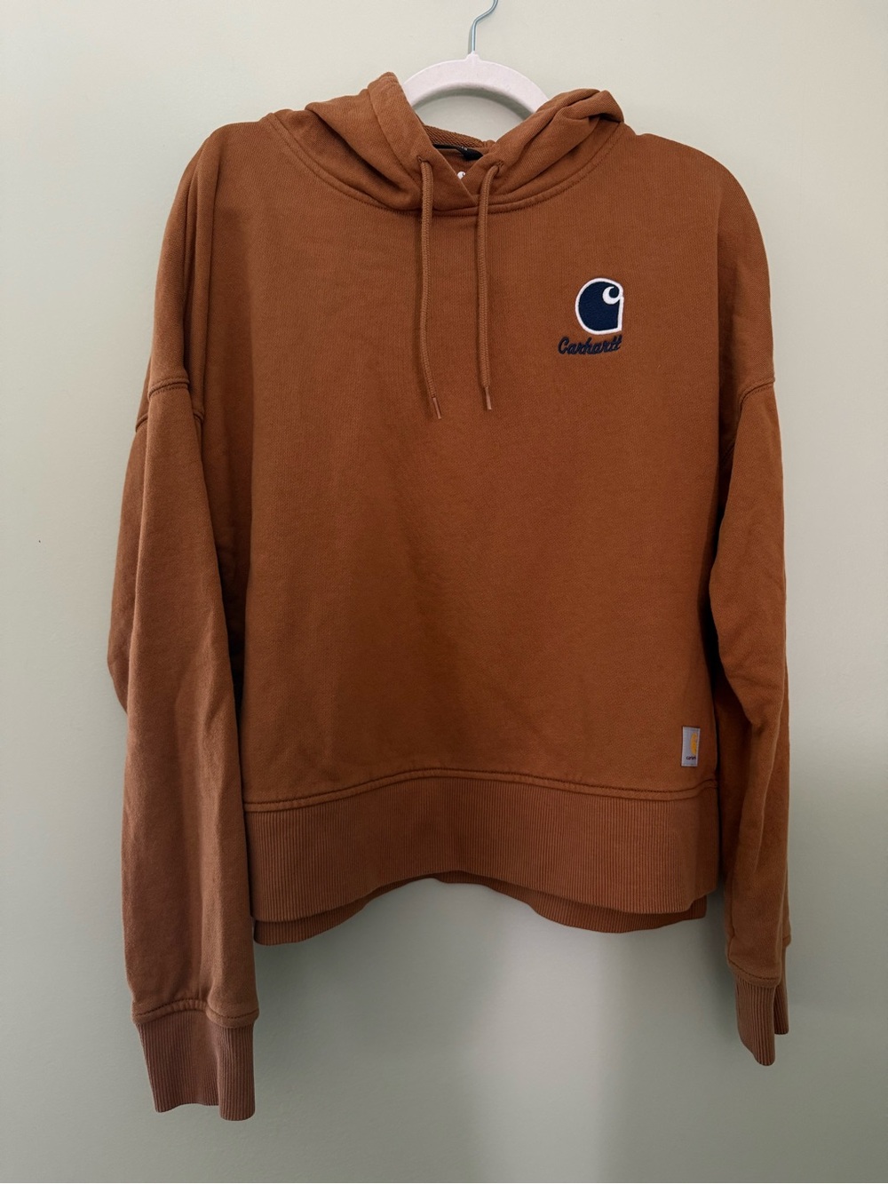 Women's Carhartt Brown Pullover Hoodie
